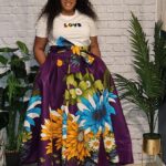 African Print Skirt