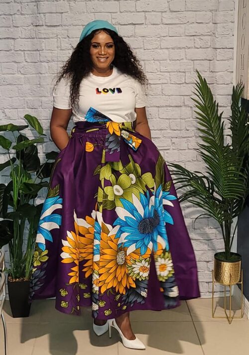 African Print Skirt