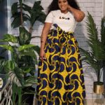 African Print Maxi skirt