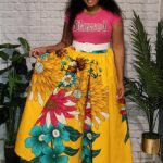 African Print Skirt
