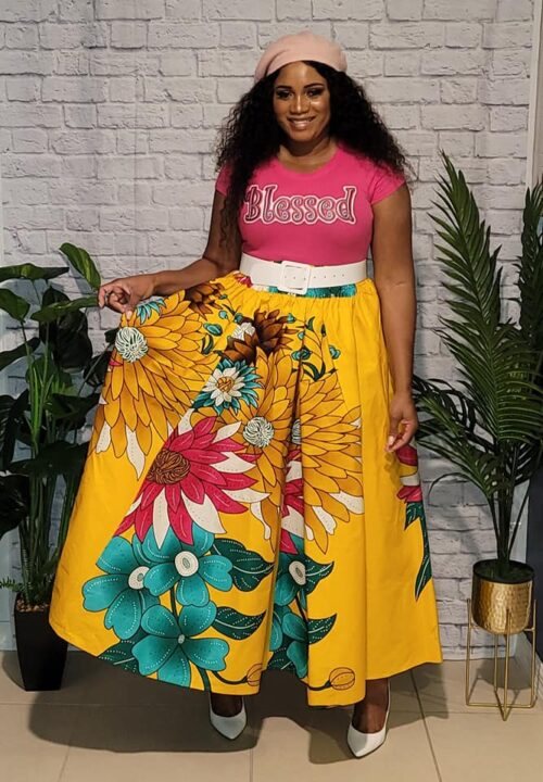 African Print Skirt