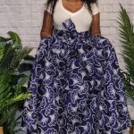 African Print Maxi skirt