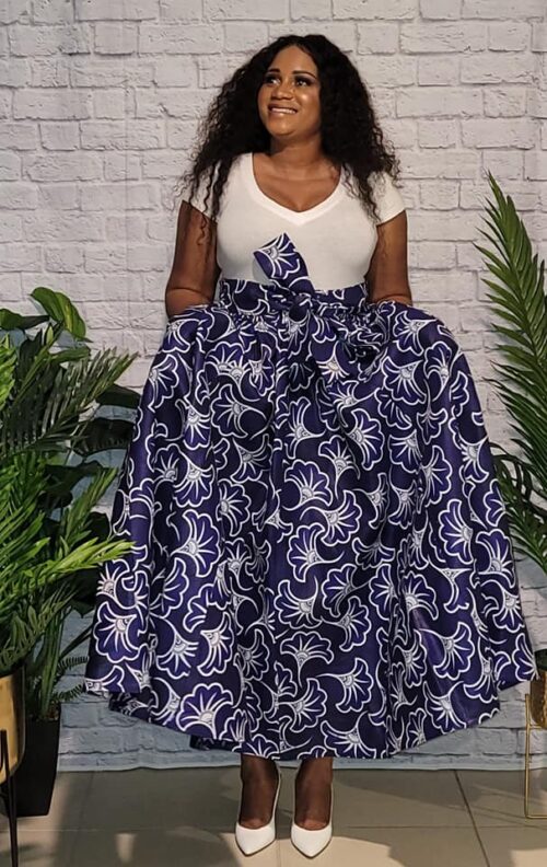 African Print Maxi skirt