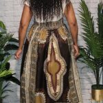 African Print Maxi skirt