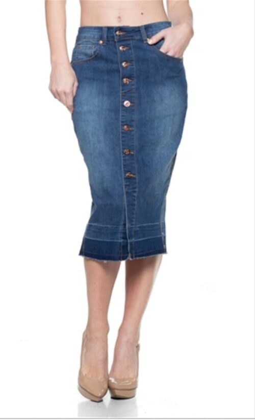 Stretch Denim washed out button down